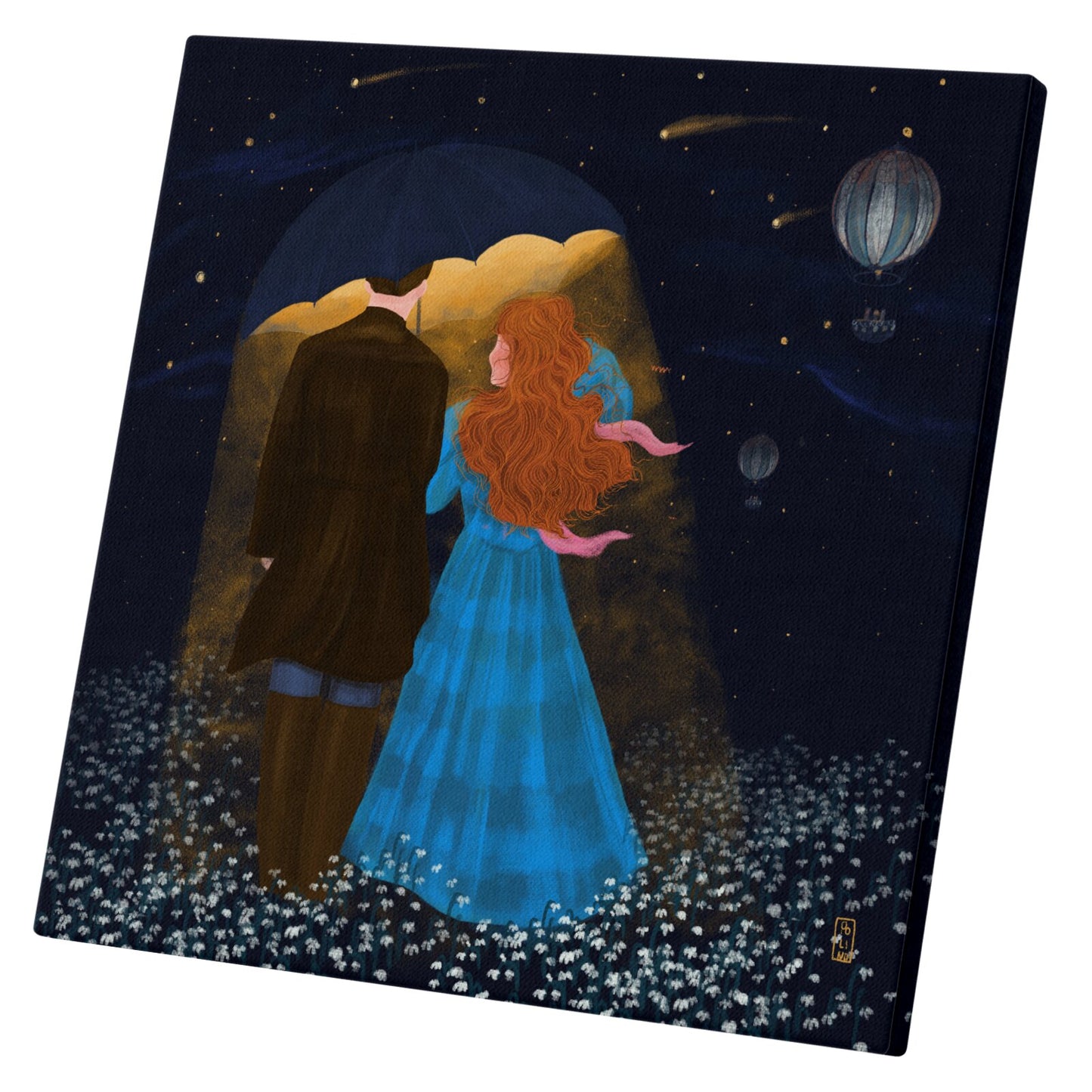 Tableau - Les amants nocturnes