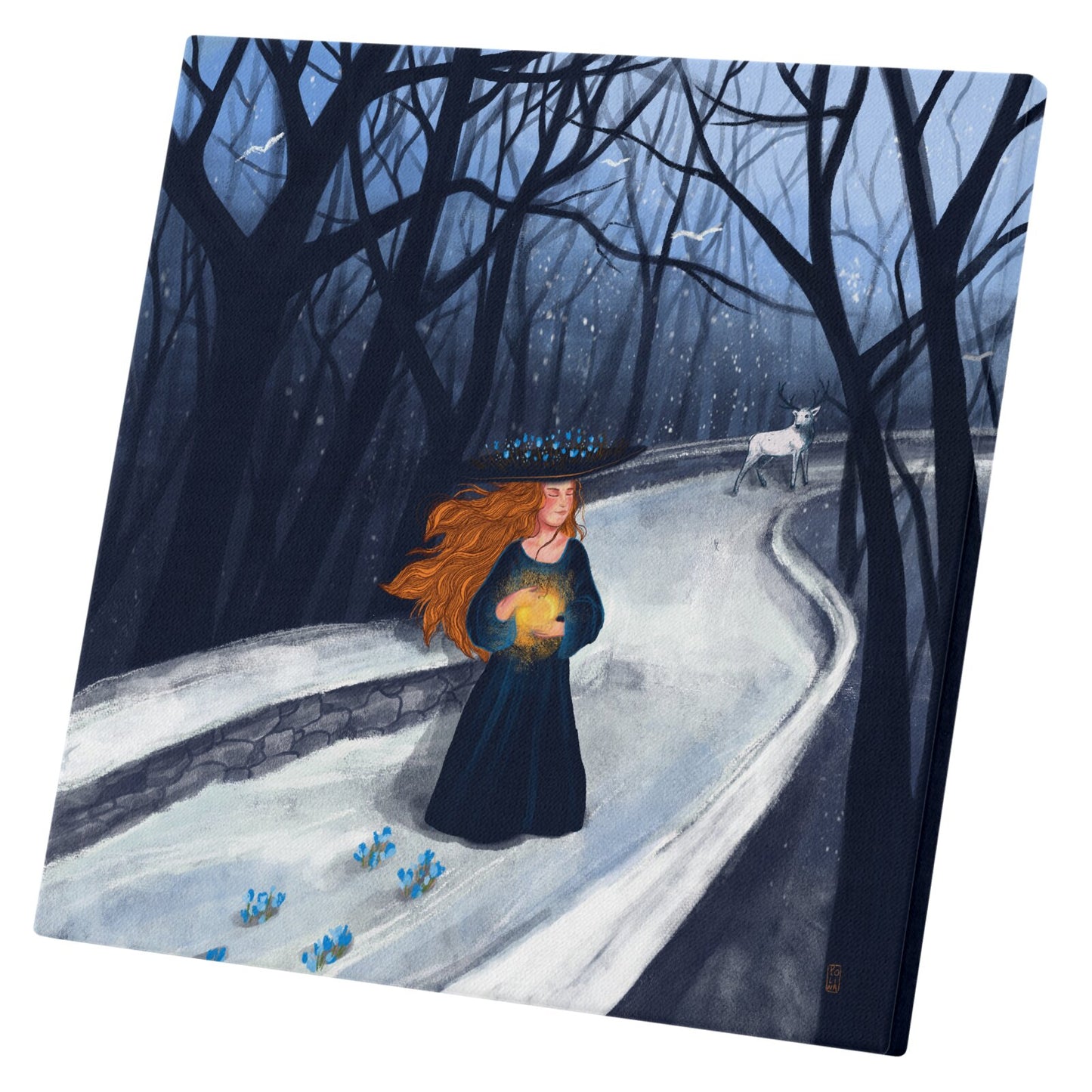 Print on Canva - Dawn, Two Lovers, Night and Day