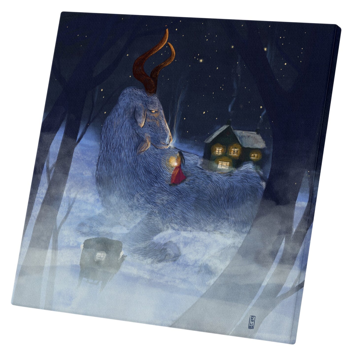 Print on Canva - Dawn, Two Lovers, Night and Day
