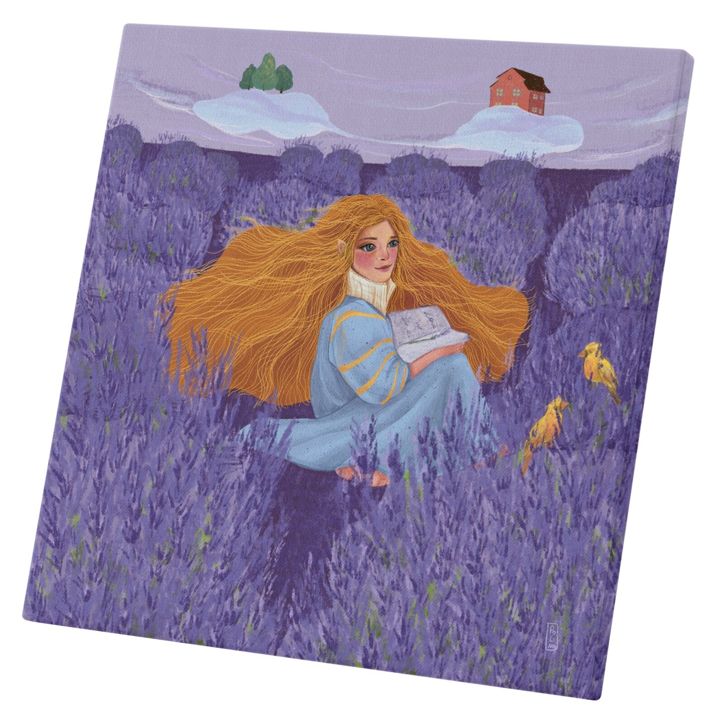 Tableau - L'amoureuse et la lavande