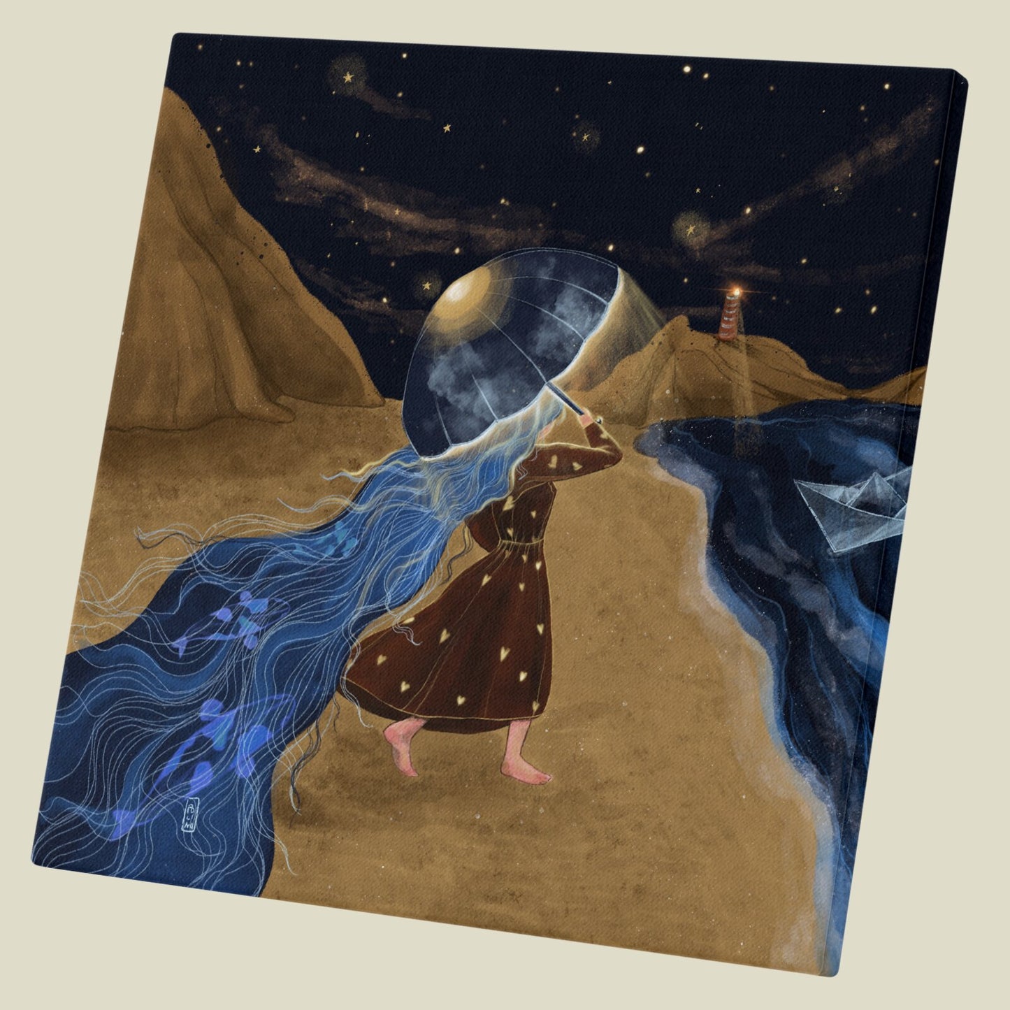 Tableau - La fille de la mer