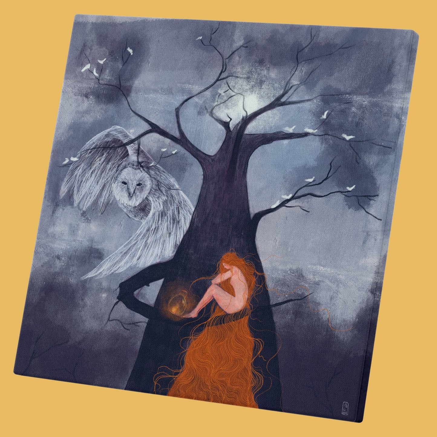Print on Canva - Dawn, Two Lovers, Night and Day