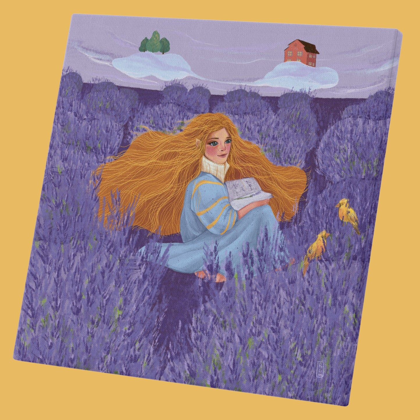 Tableau - L'amoureuse et la lavande