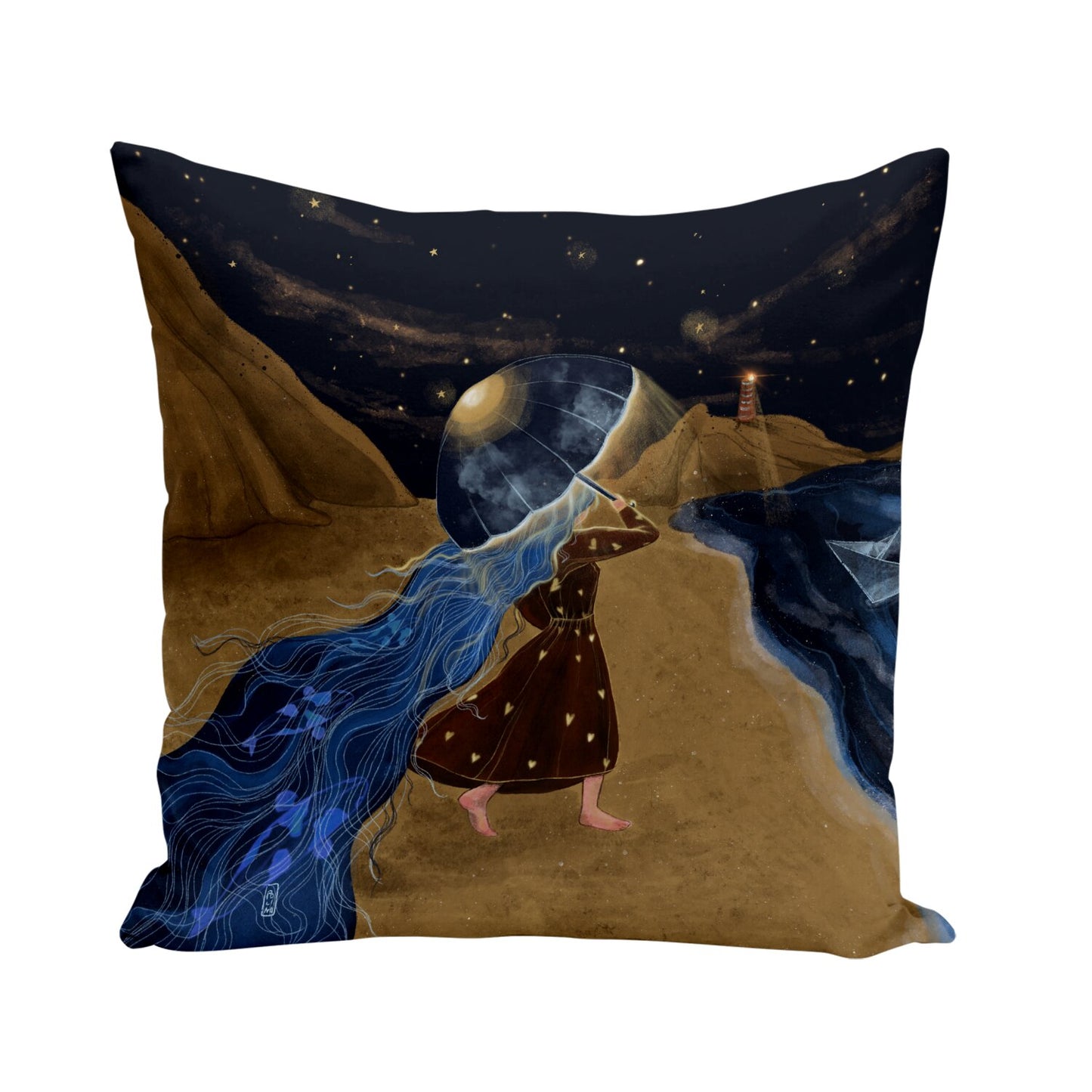 Coussin - La fille de la mer