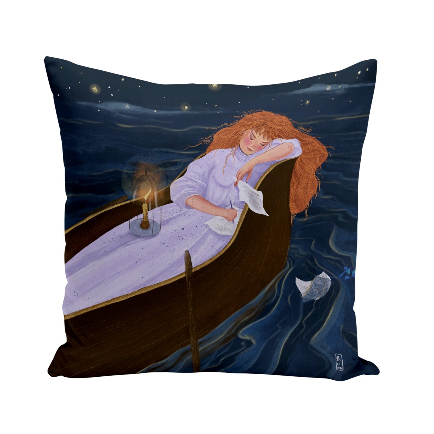 Coussin - La barque des amoureux