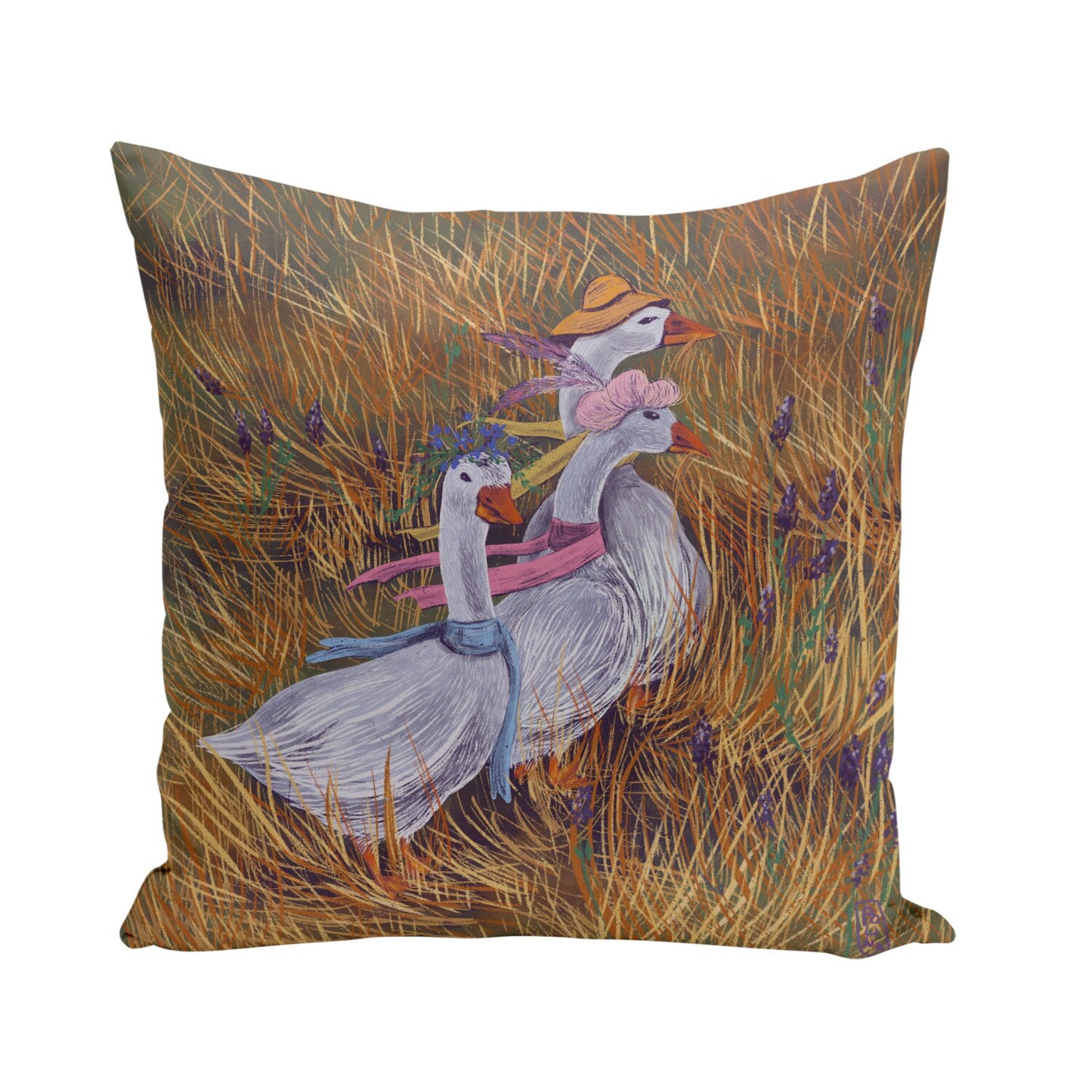 Coussin - Oies des champs