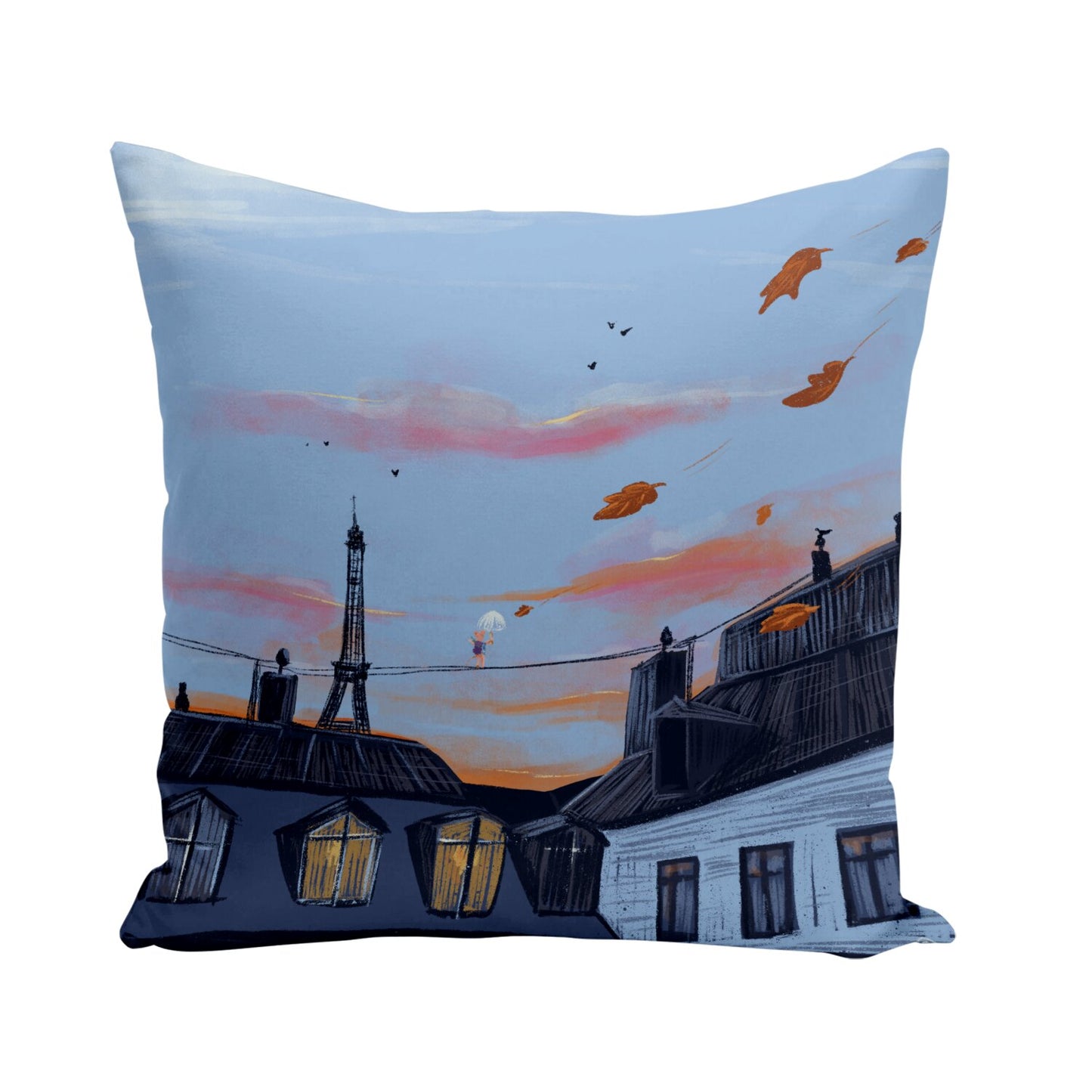 Coussin - Automne à Paris