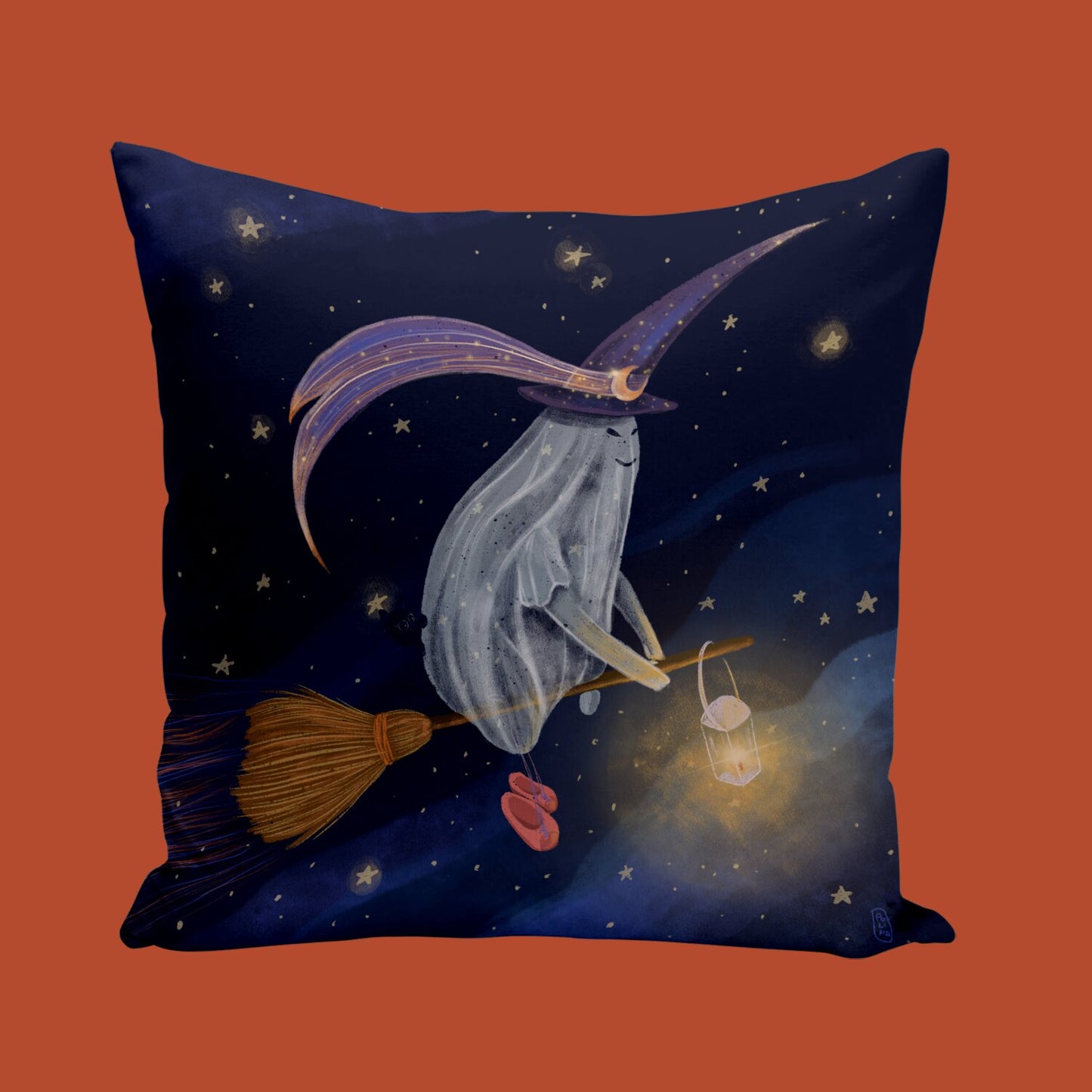 Coussin - La sorcière Fantome