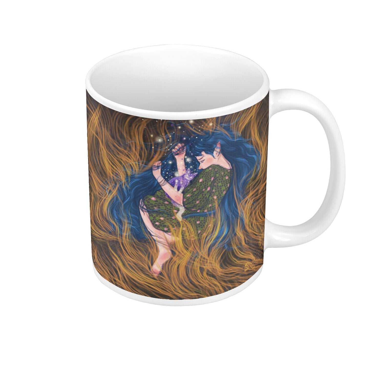 Ceramic Mug - Dawn, Two Lovers, Night and Day