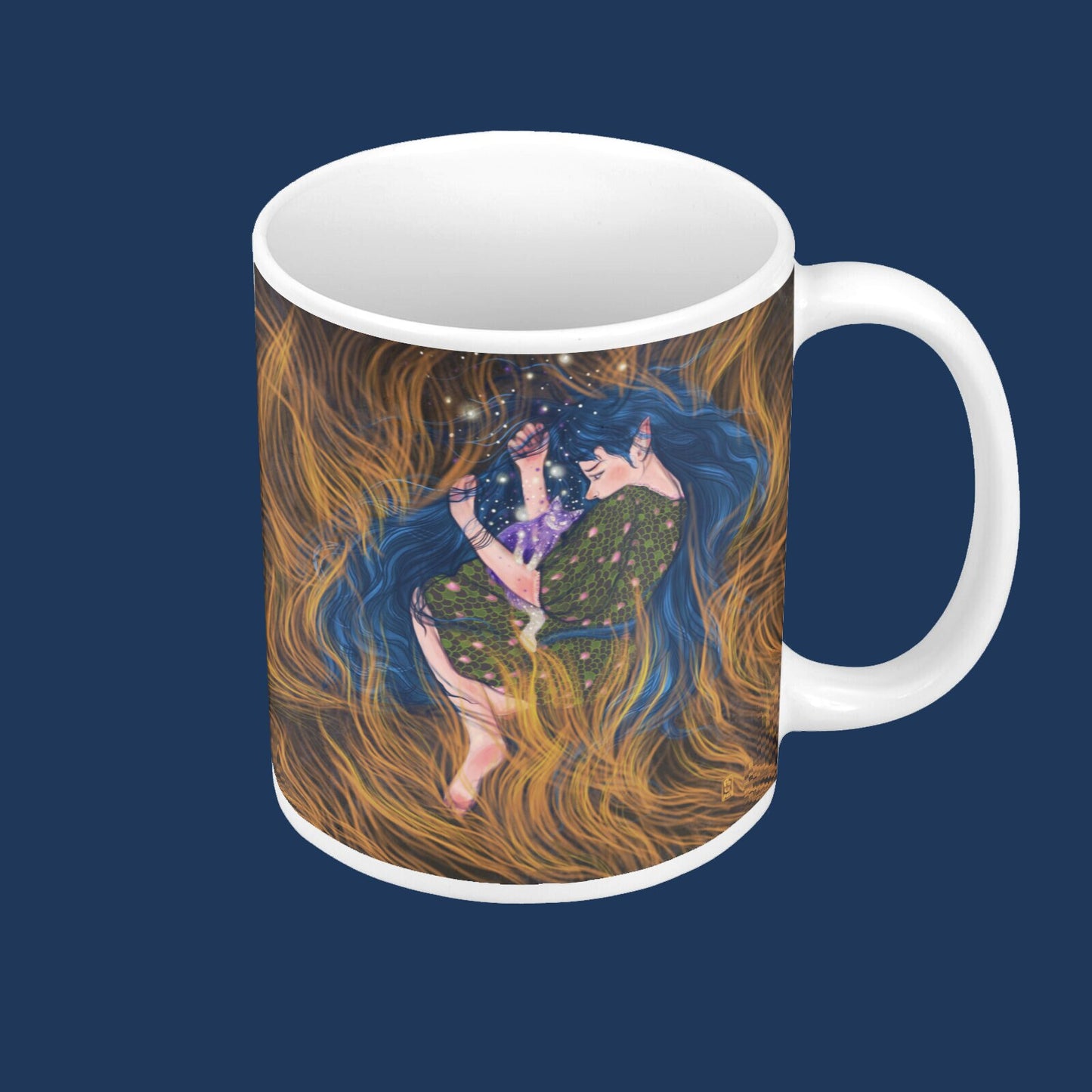 Ceramic Mug - Dawn, Two Lovers, Night and Day