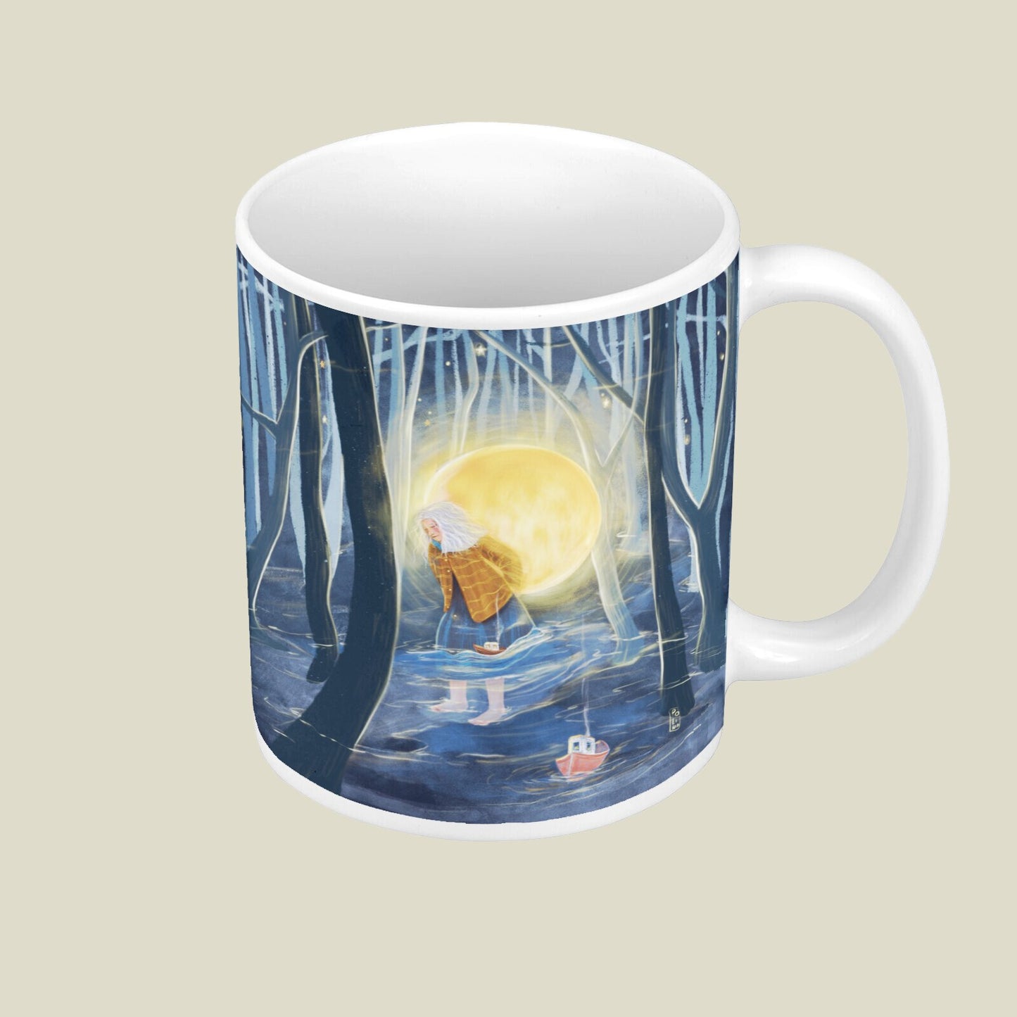 Ceramic Mug - Dawn, Two Lovers, Night and Day