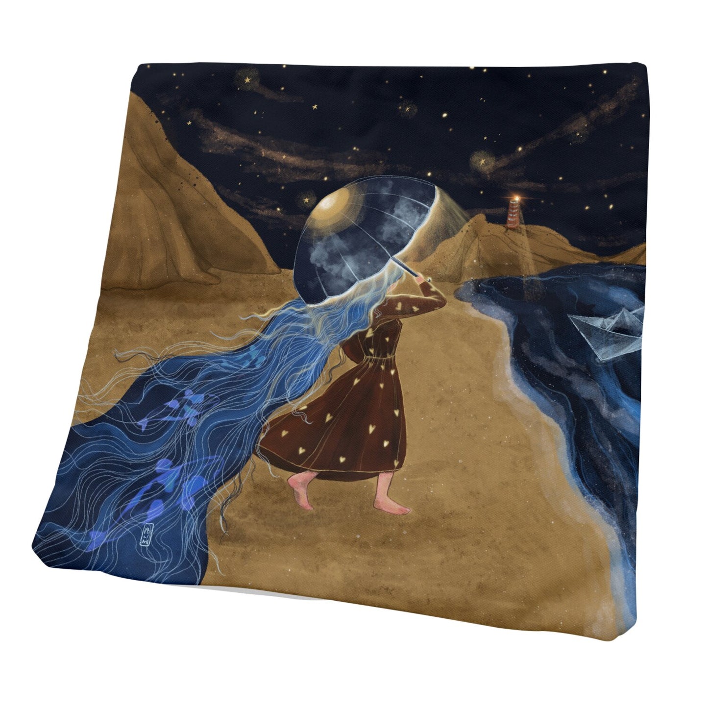Coussin - La fille de la mer