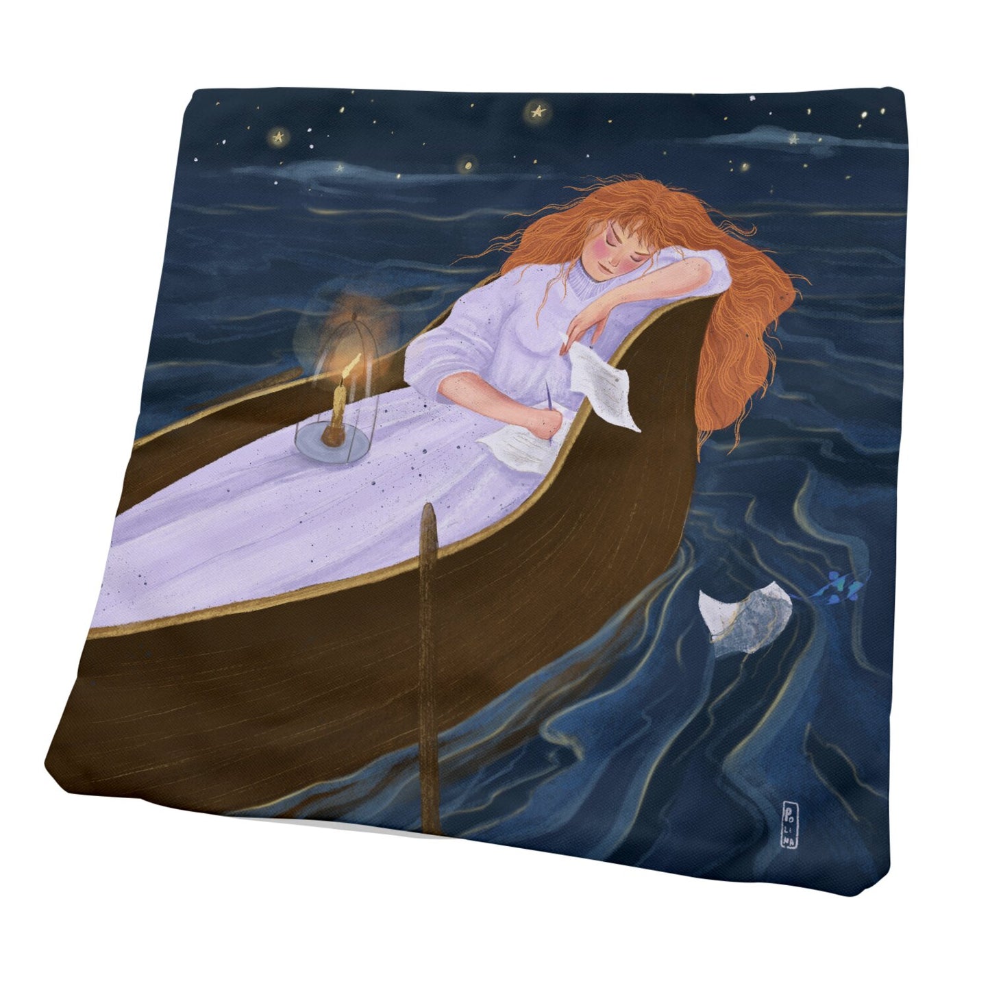 Coussin - La barque des amoureux