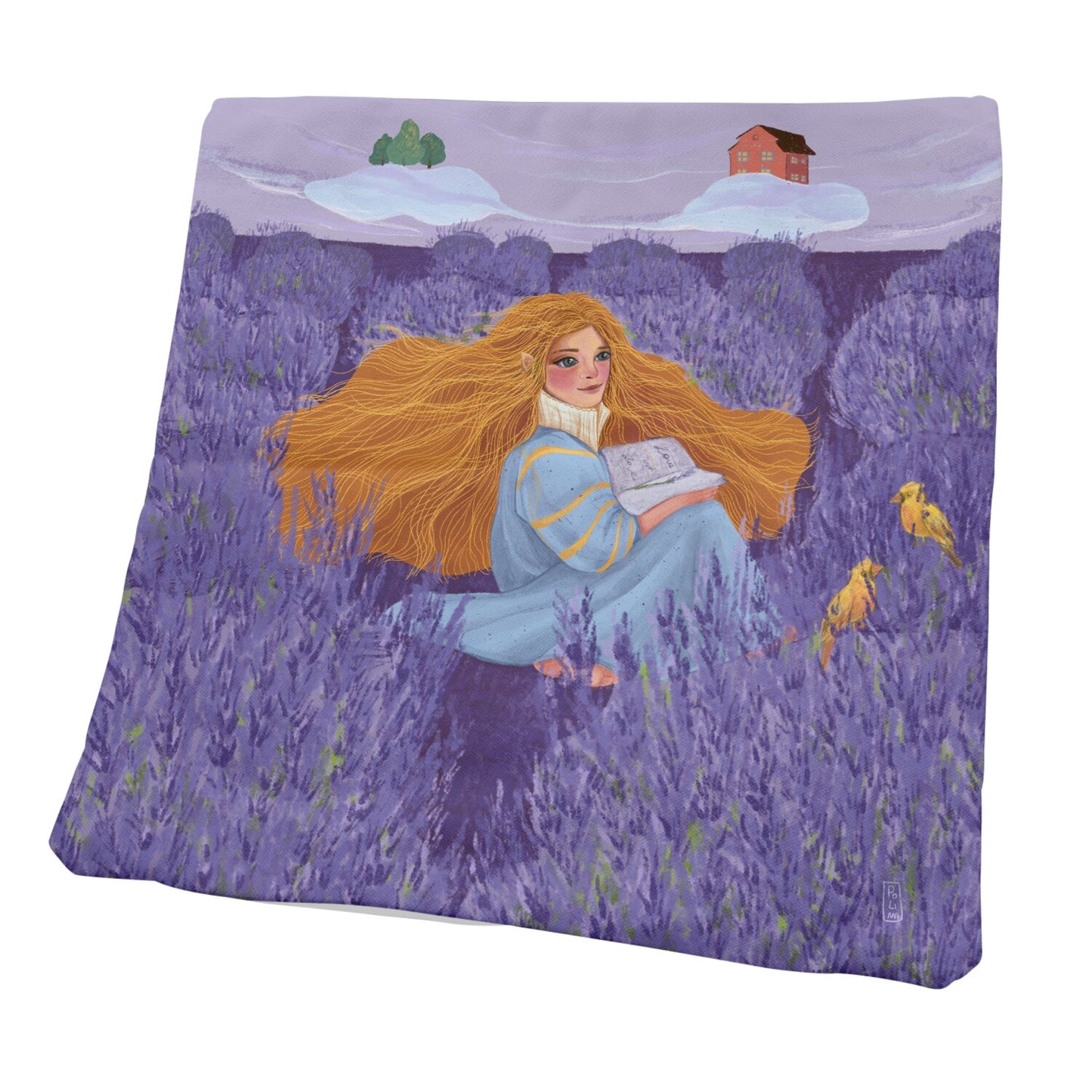 Coussin - L'amoureuse et la lavande