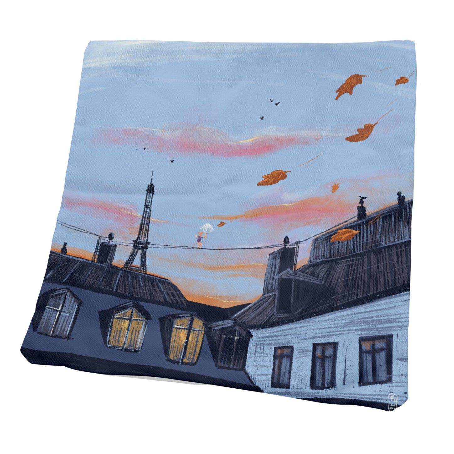 Coussin - Automne à Paris