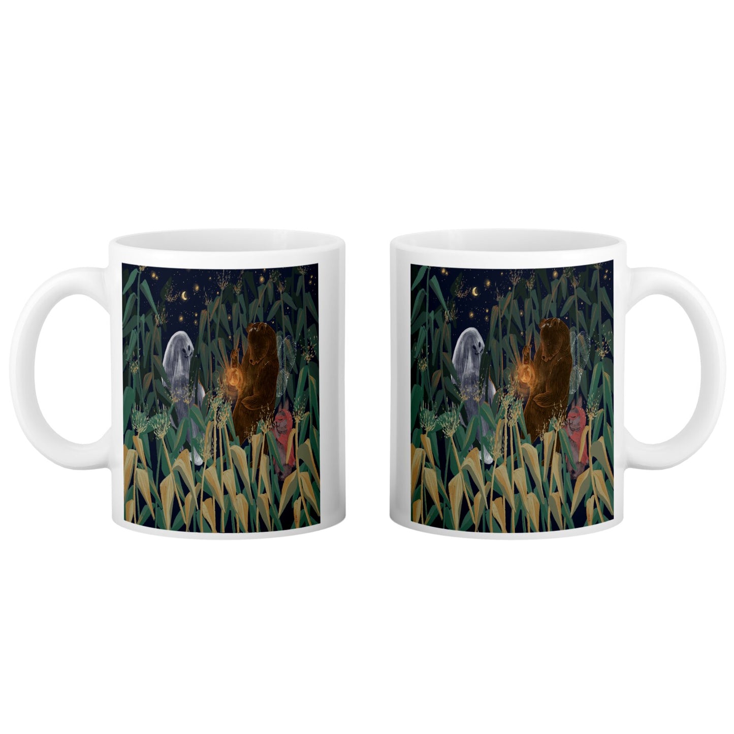 Ceramic Mug - Dawn, Two Lovers, Night and Day