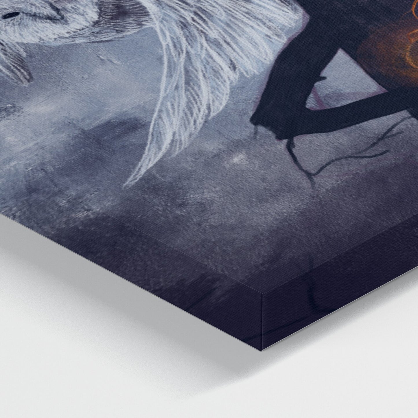Print on Canva - Dawn, Two Lovers, Night and Day