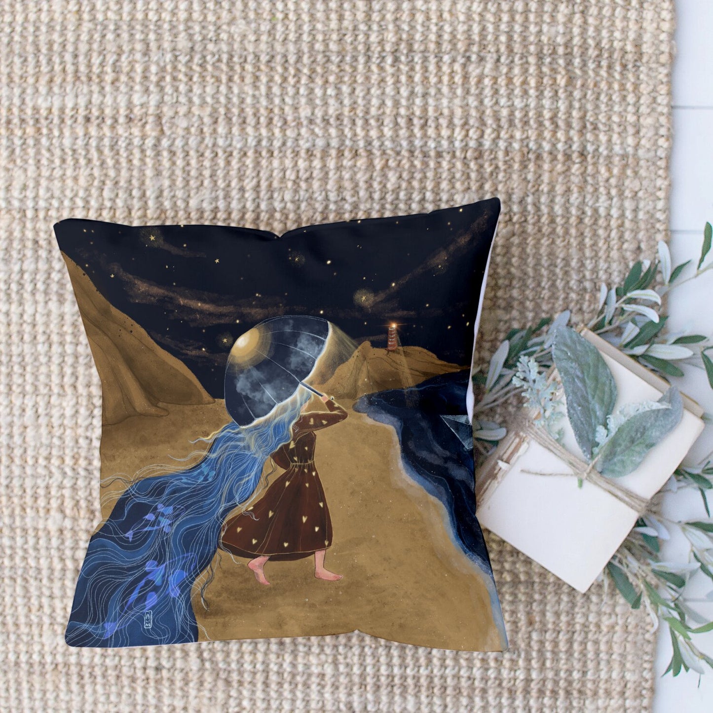 Coussin - La fille de la mer