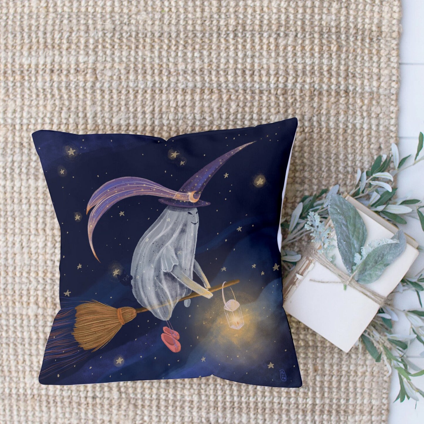 Coussin - La sorcière Fantome