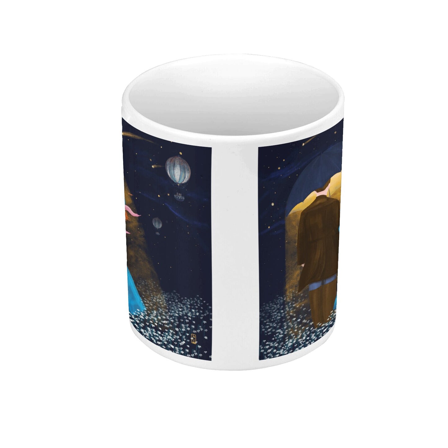 Ceramic Mug - Dawn, Two Lovers, Night and Day