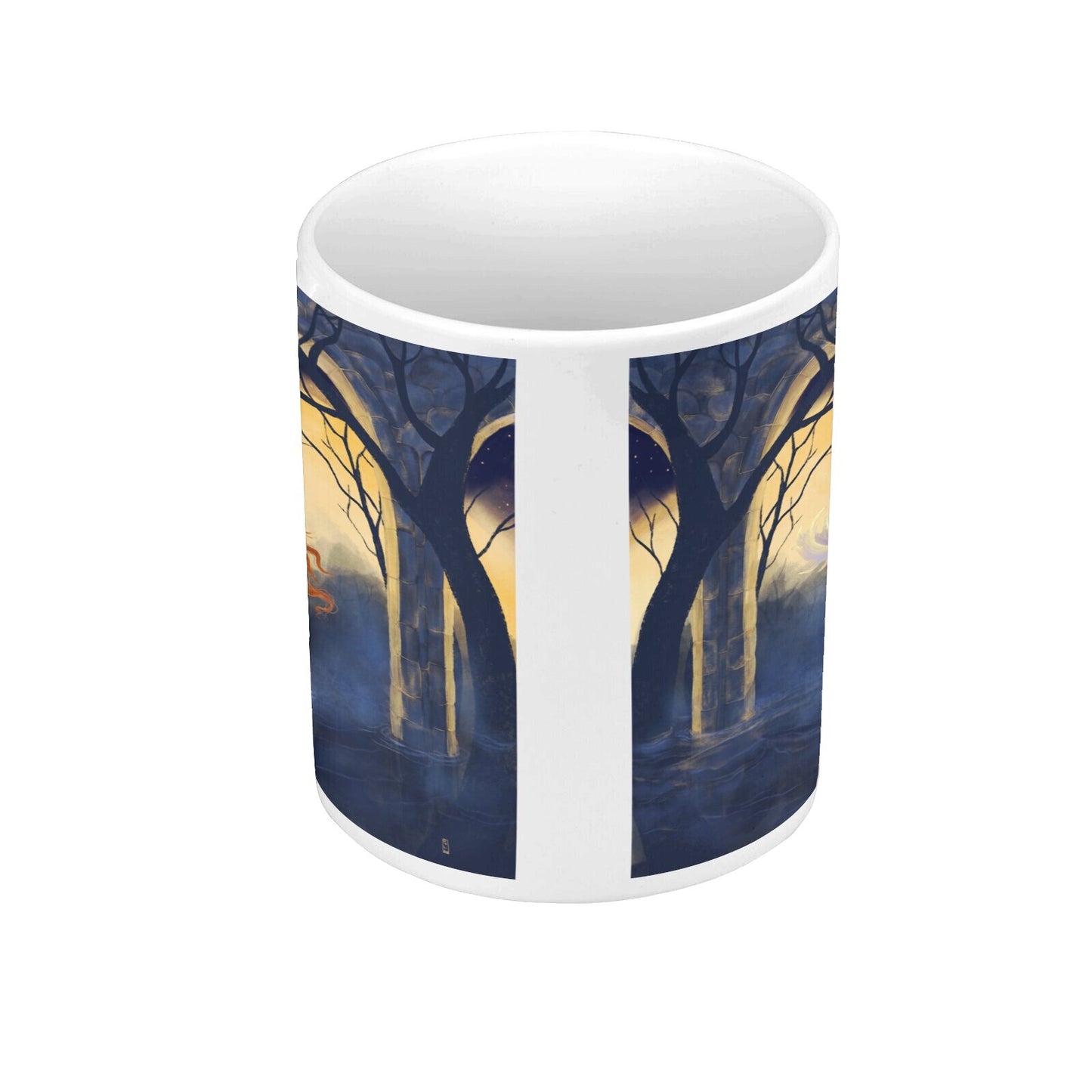 Ceramic Mug - Dawn, Two Lovers, Night and Day