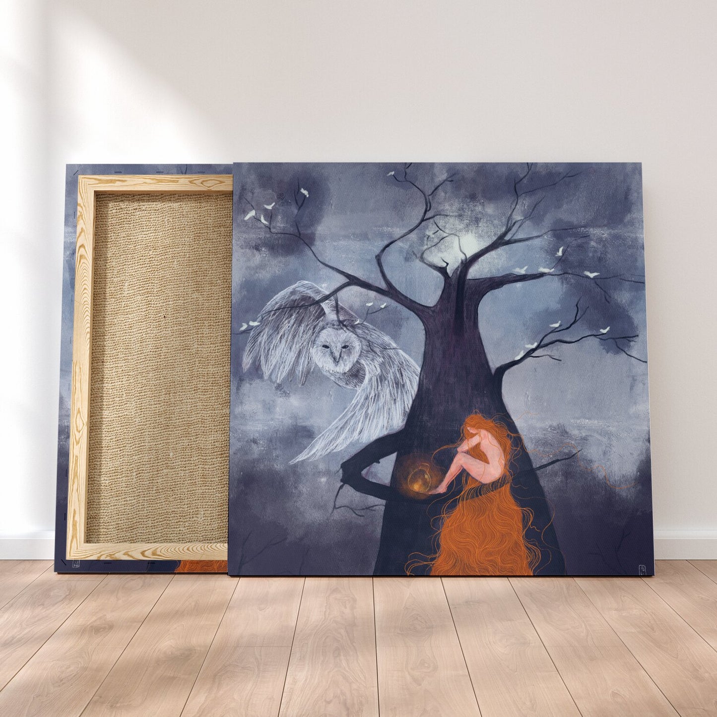 Print on Canva - Dawn, Two Lovers, Night and Day