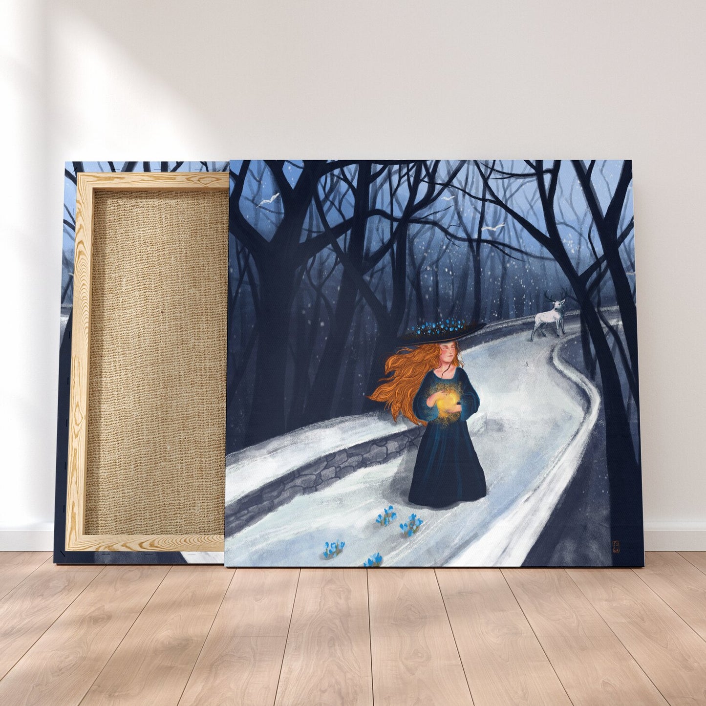 Print on Canva - Dawn, Two Lovers, Night and Day