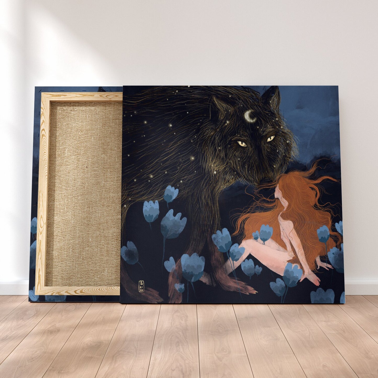 Print on Canva - Dawn, Two Lovers, Night and Day