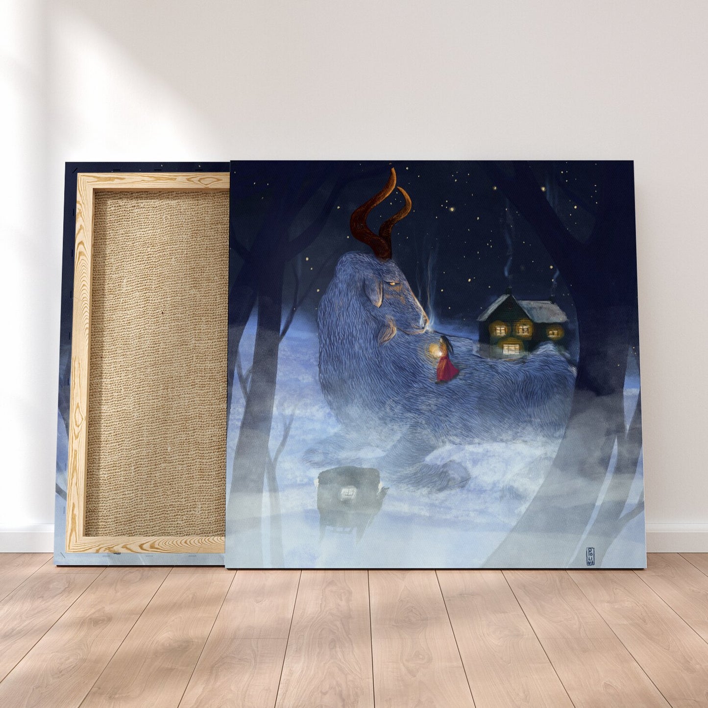 Print on Canva - Dawn, Two Lovers, Night and Day