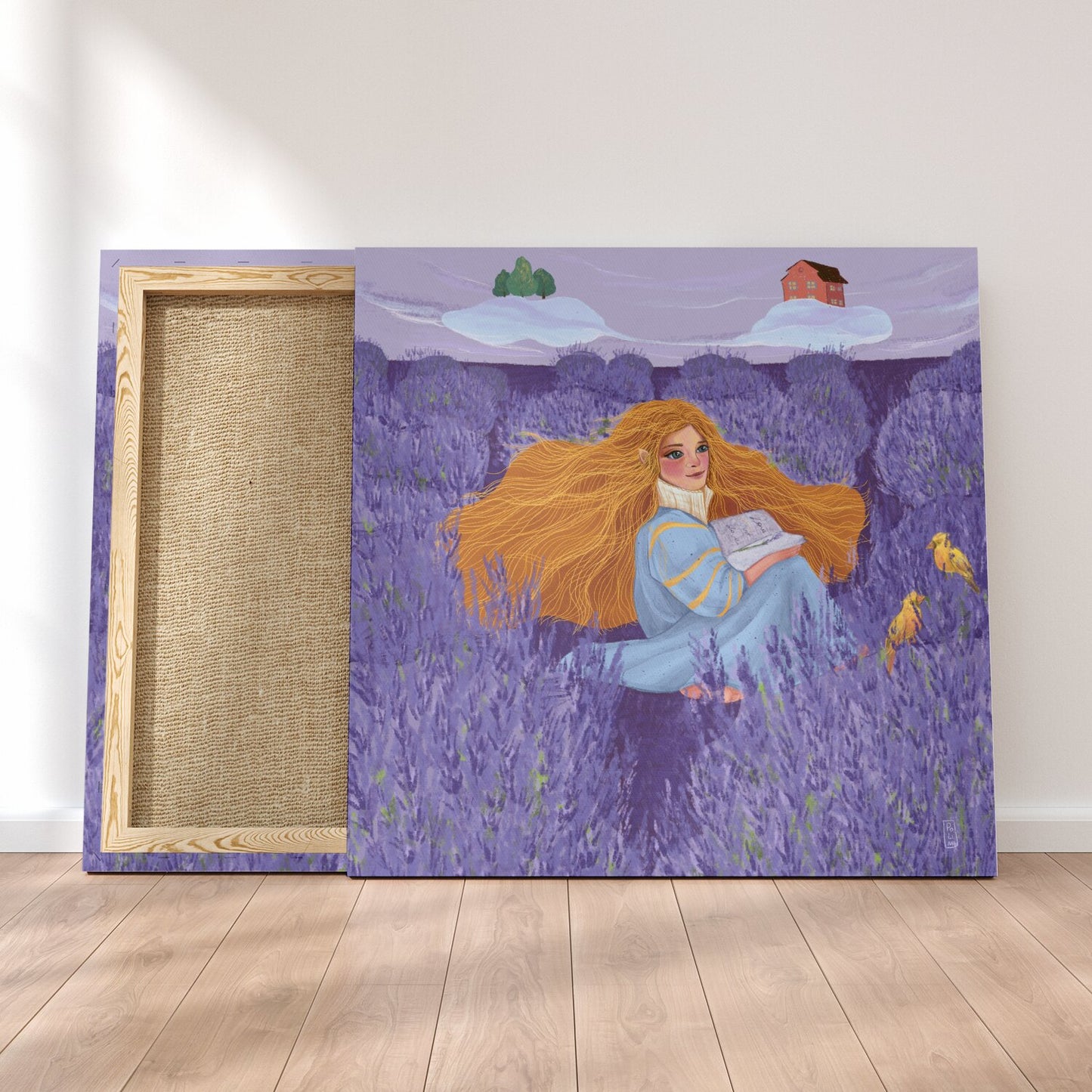 Tableau - L'amoureuse et la lavande