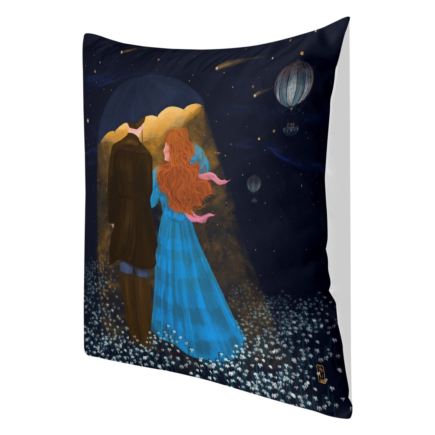 Cushion - Dawn, Two Lovers, Night and Day