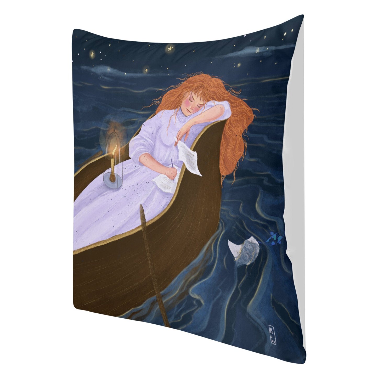 Coussin - La barque des amoureux