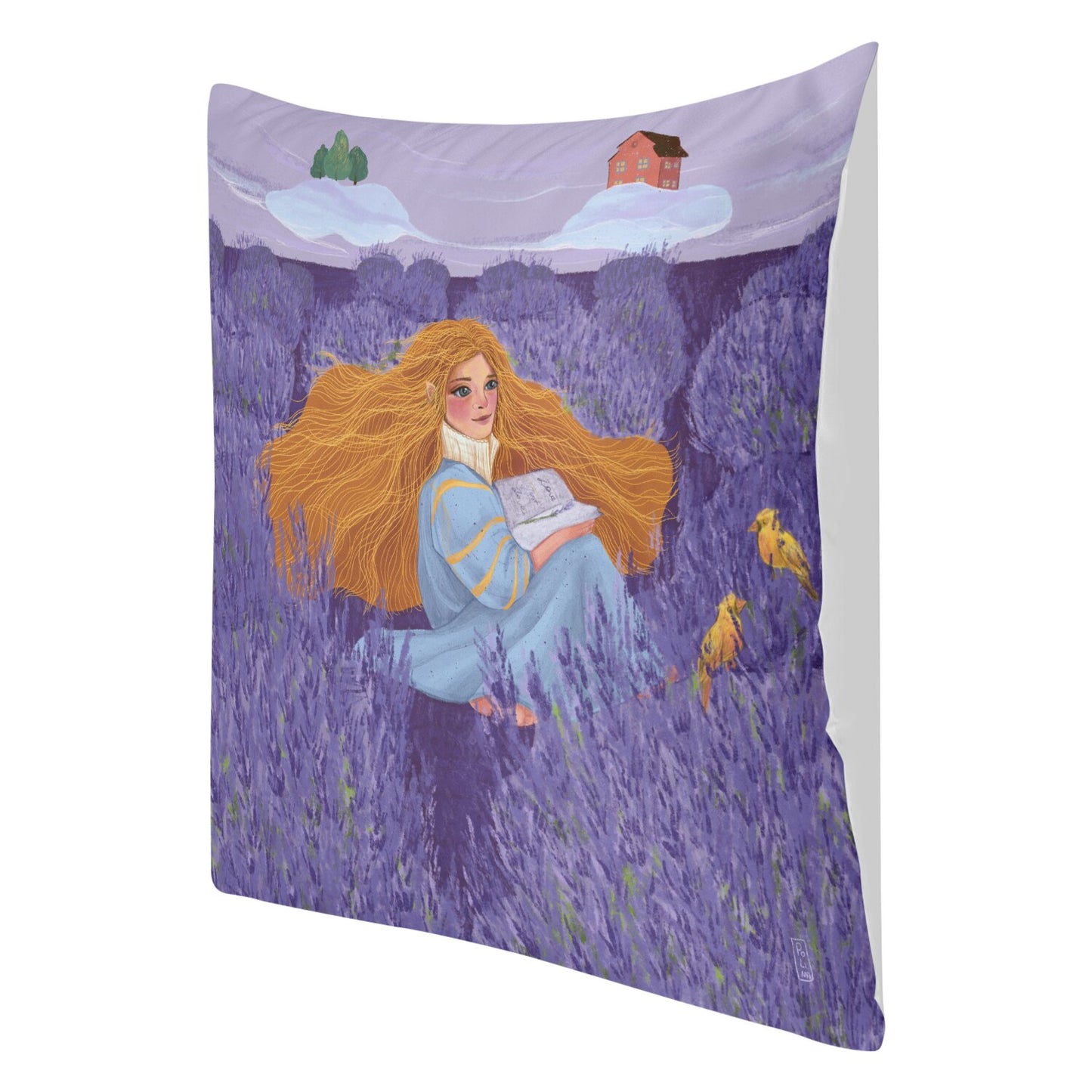 Coussin - L'amoureuse et la lavande