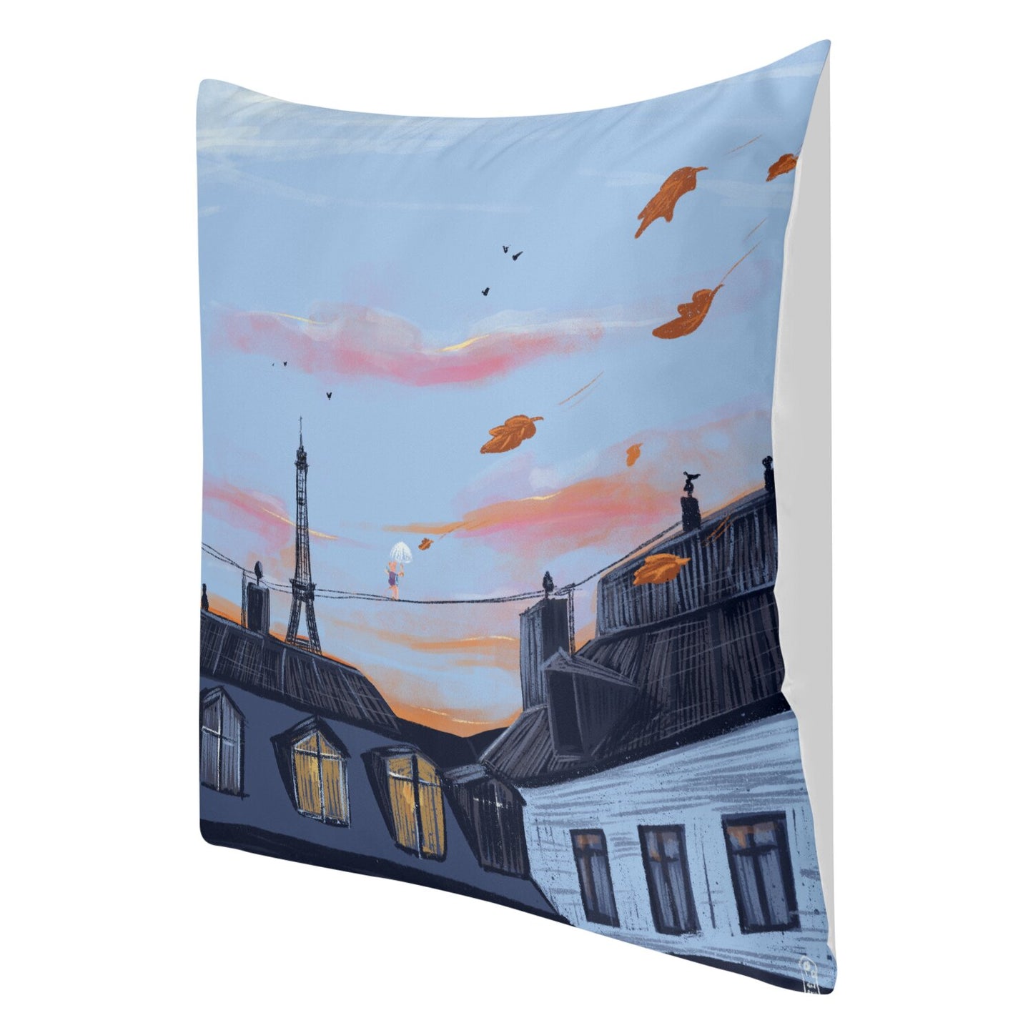 Coussin - Automne à Paris