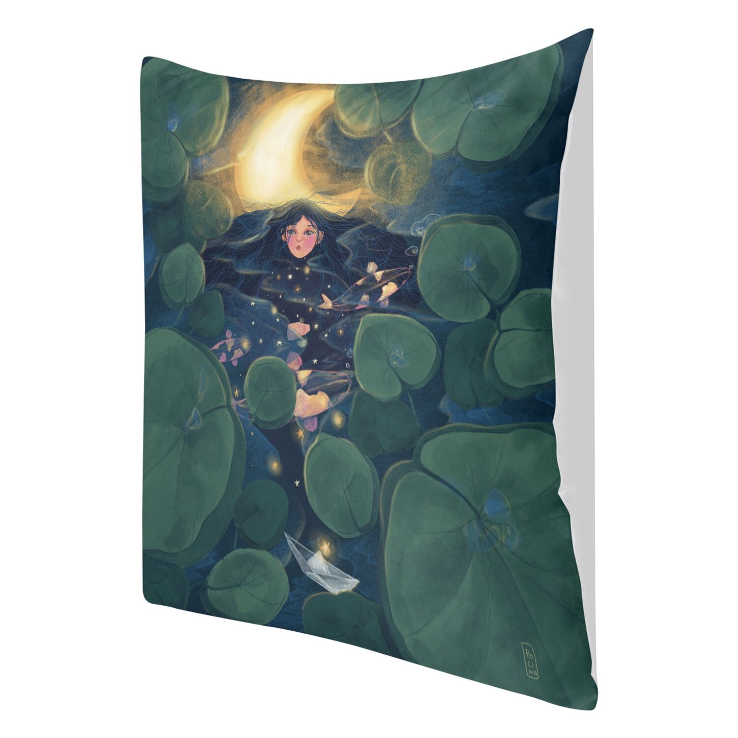 Coussin - La lune dans les bras de la nuit