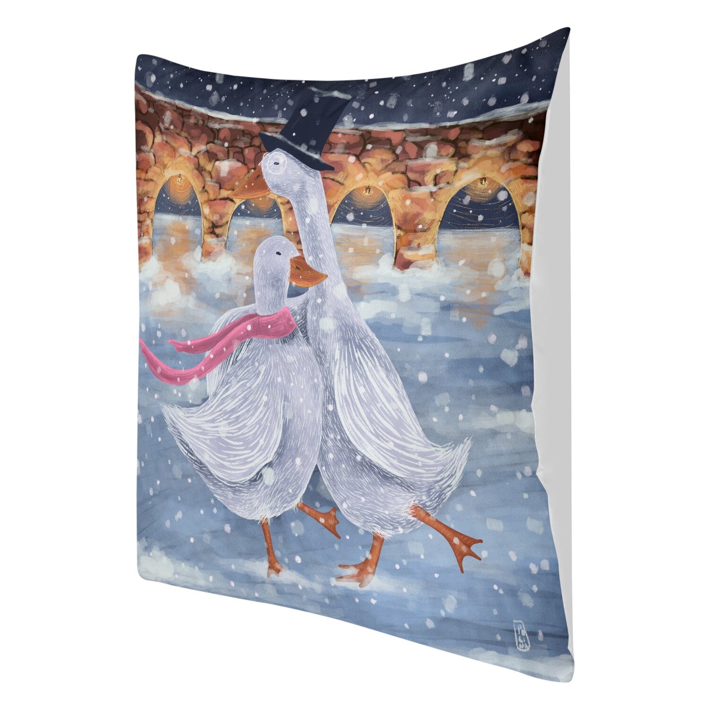 Coussin - Les Romantiques à la patinoire