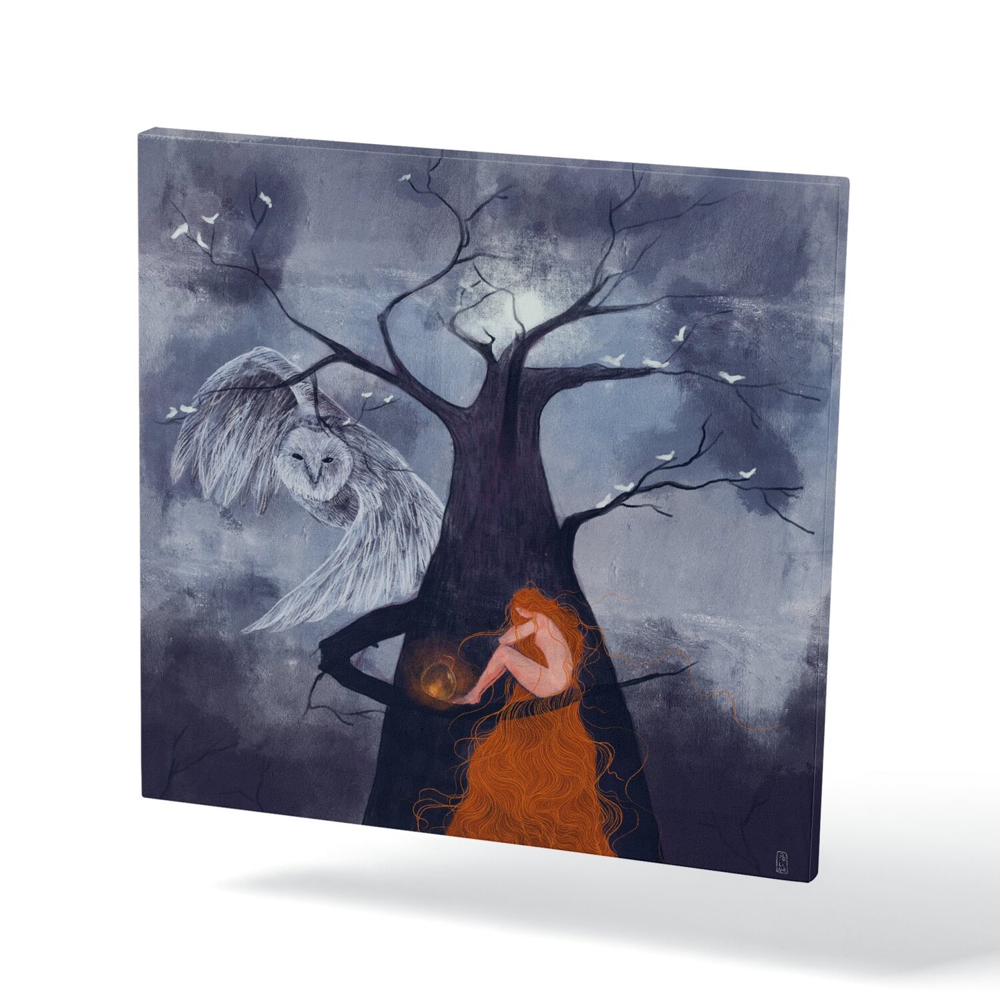 Print on Canva - Dawn, Two Lovers, Night and Day