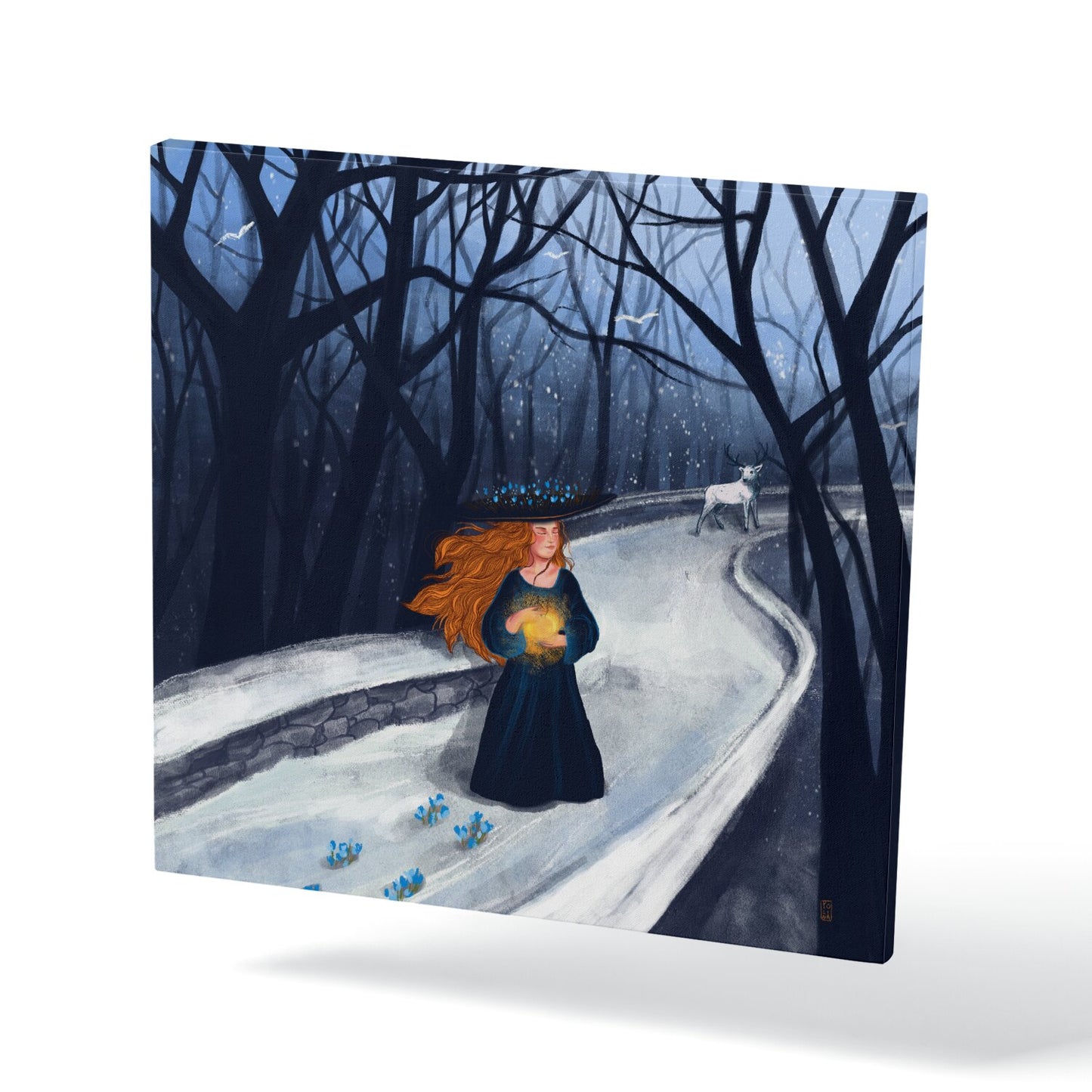 Print on Canva - Dawn, Two Lovers, Night and Day