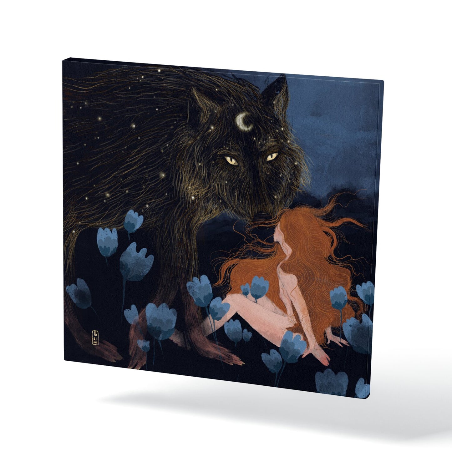 Print on Canva - Dawn, Two Lovers, Night and Day