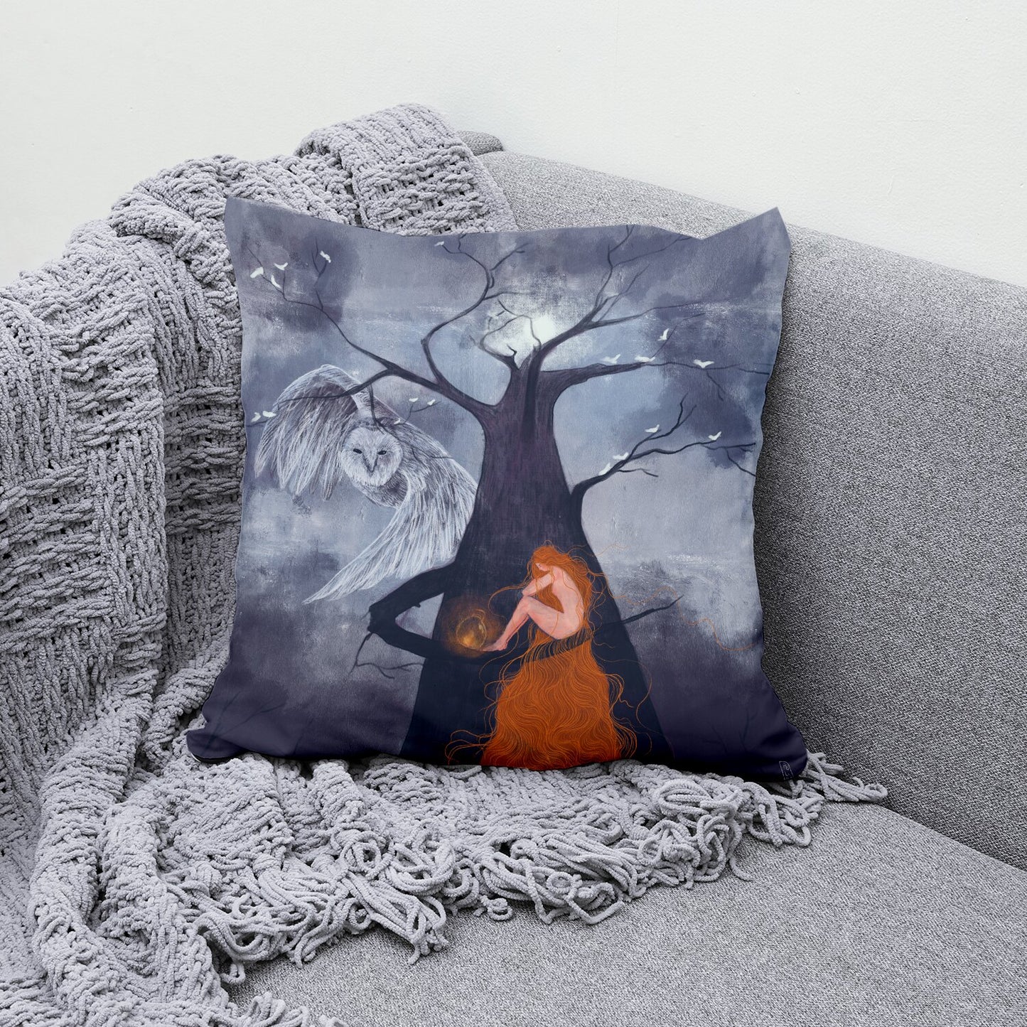 Cushion - Dawn, Two Lovers, Night and Day