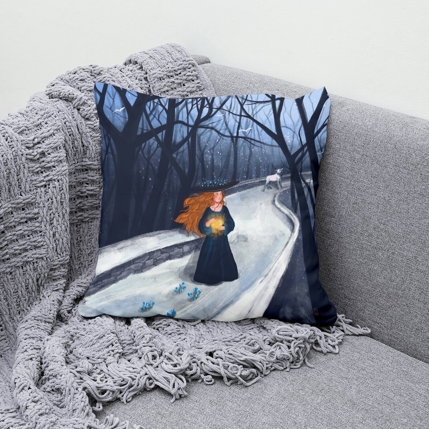 Cushion - Dawn, Two Lovers, Night and Day