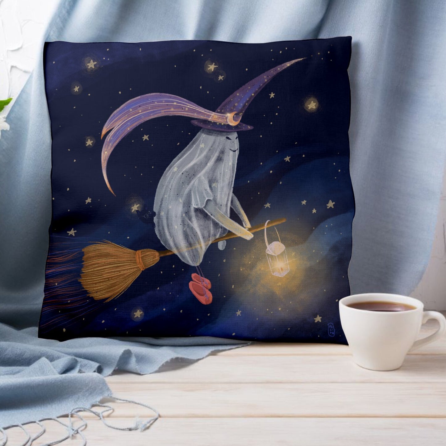Coussin - La sorcière Fantome