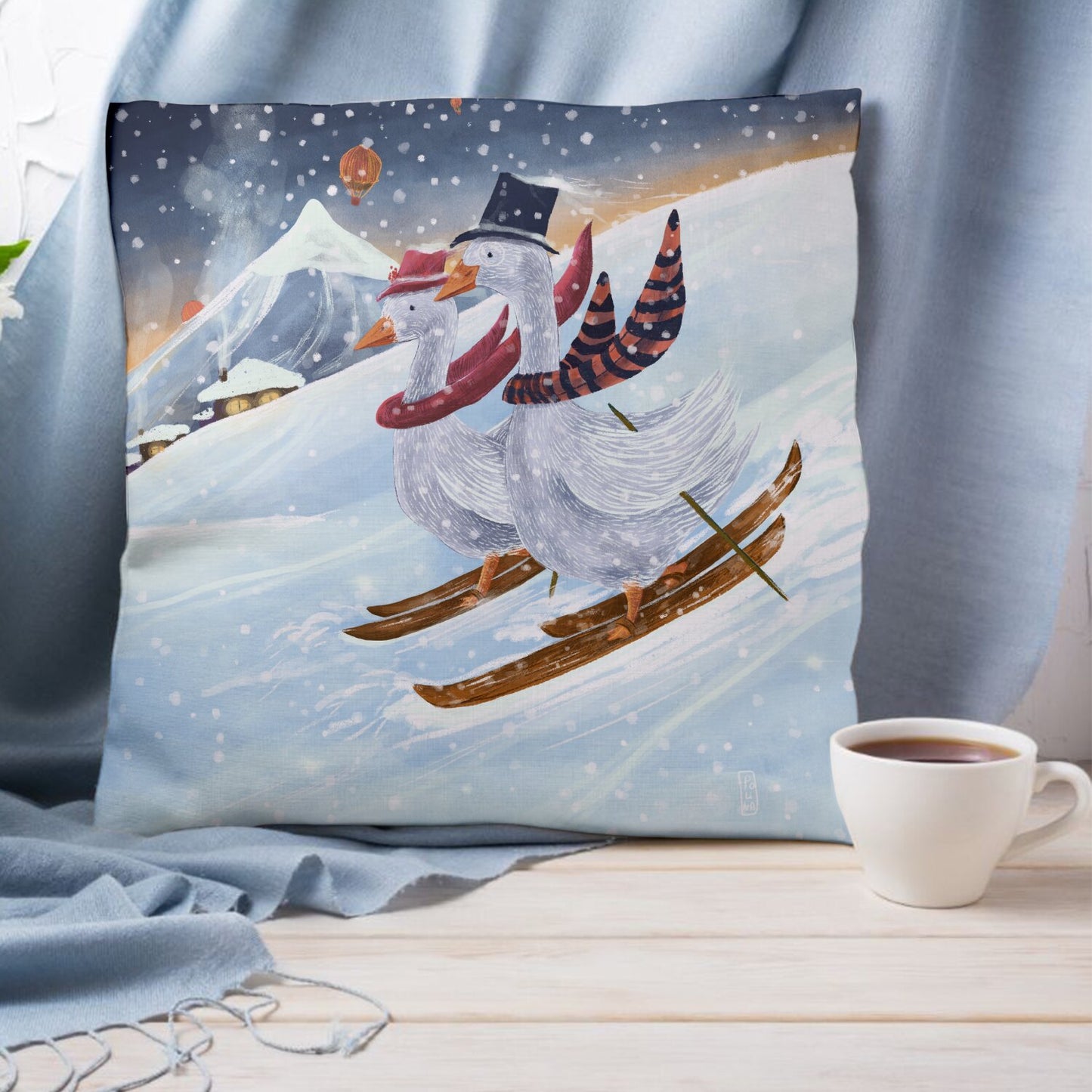 Cushion - Skiing in the Mountains