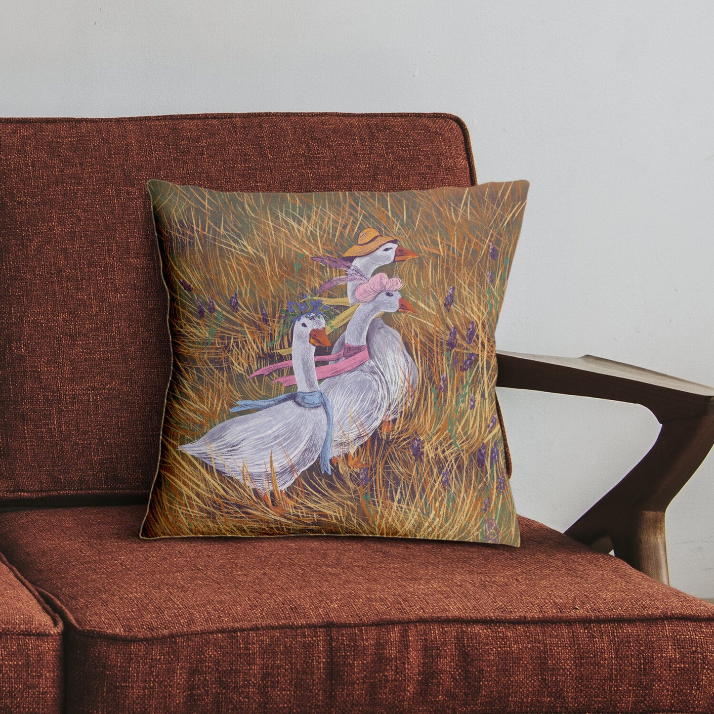 Coussin - Oies des champs