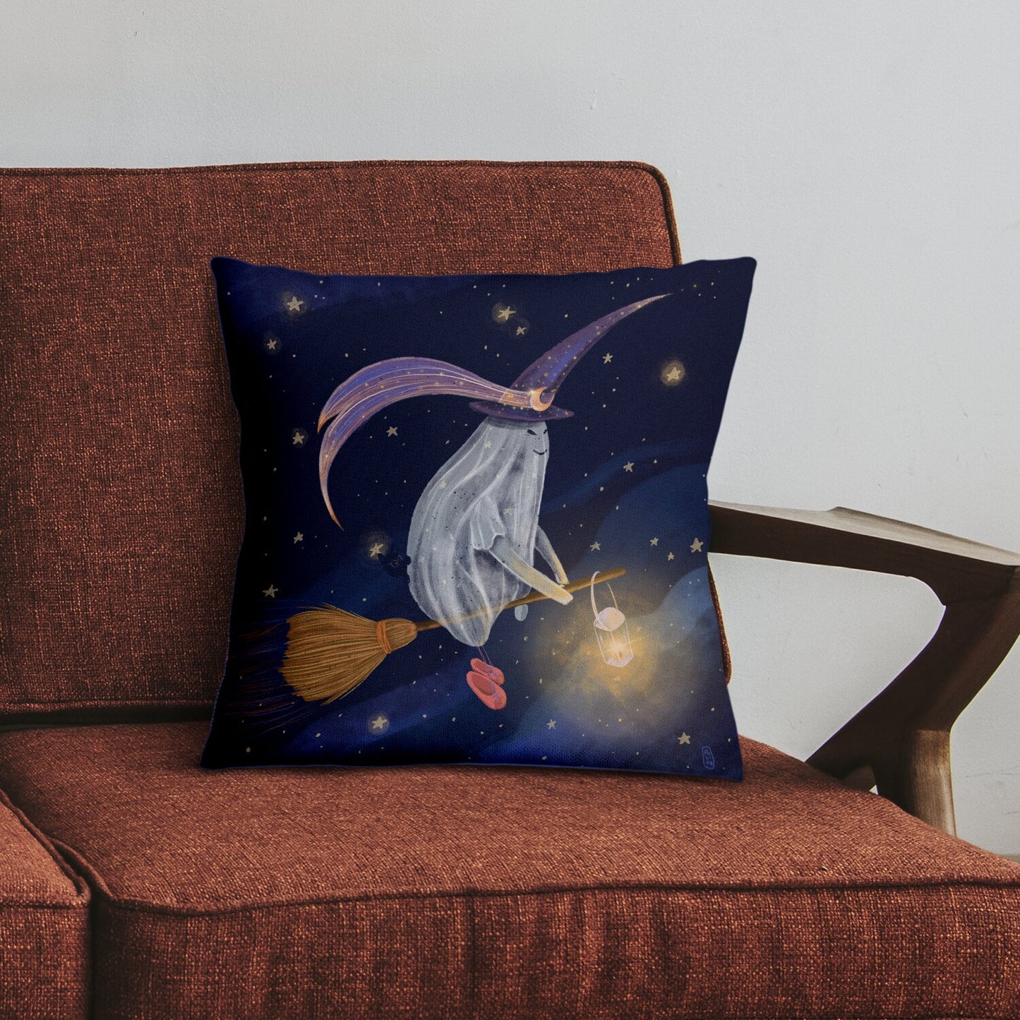 Coussin - La sorcière Fantome