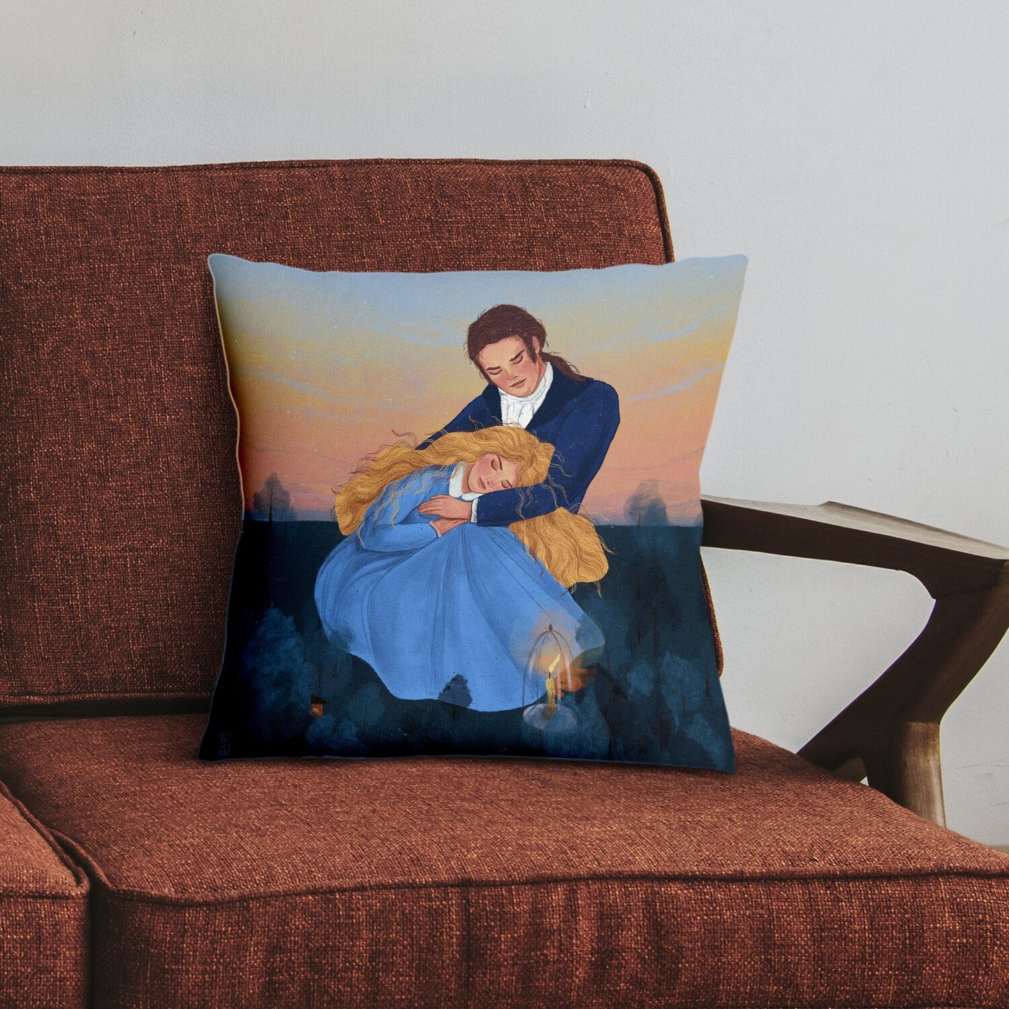 Coussin - Aube, Deux Amants, Nuit et Jour