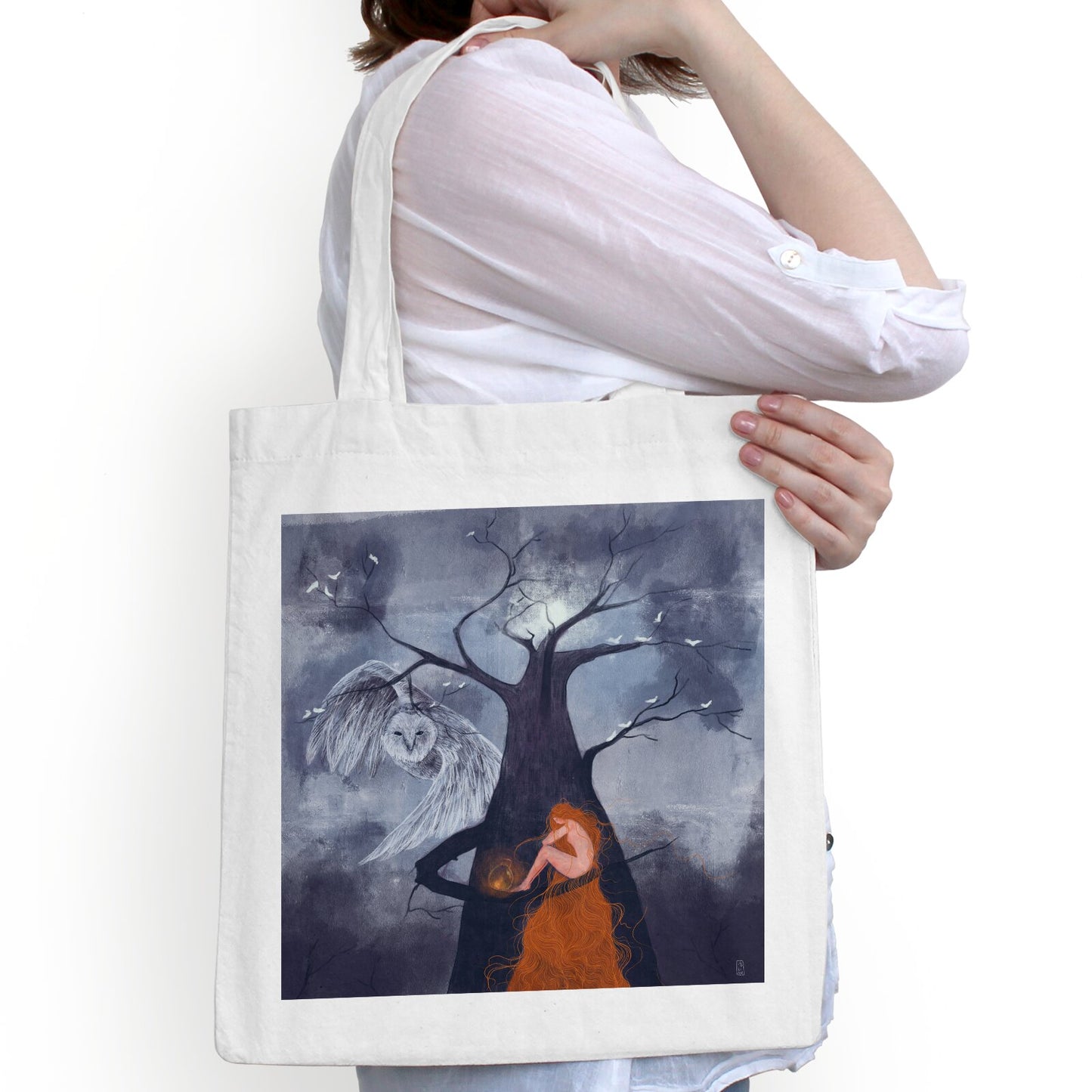 Tote Bag - Dawn, Two Lovers, Night and Day