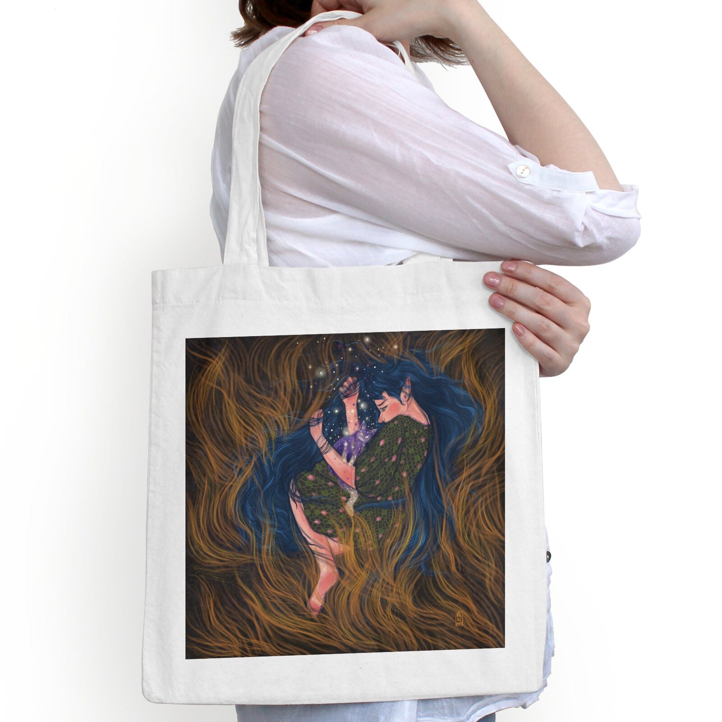 Tote Bag - Dawn, Two Lovers, Night and Day