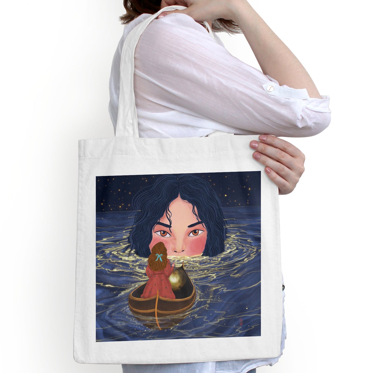 Tote Bag - Dawn, Two Lovers, Night and Day