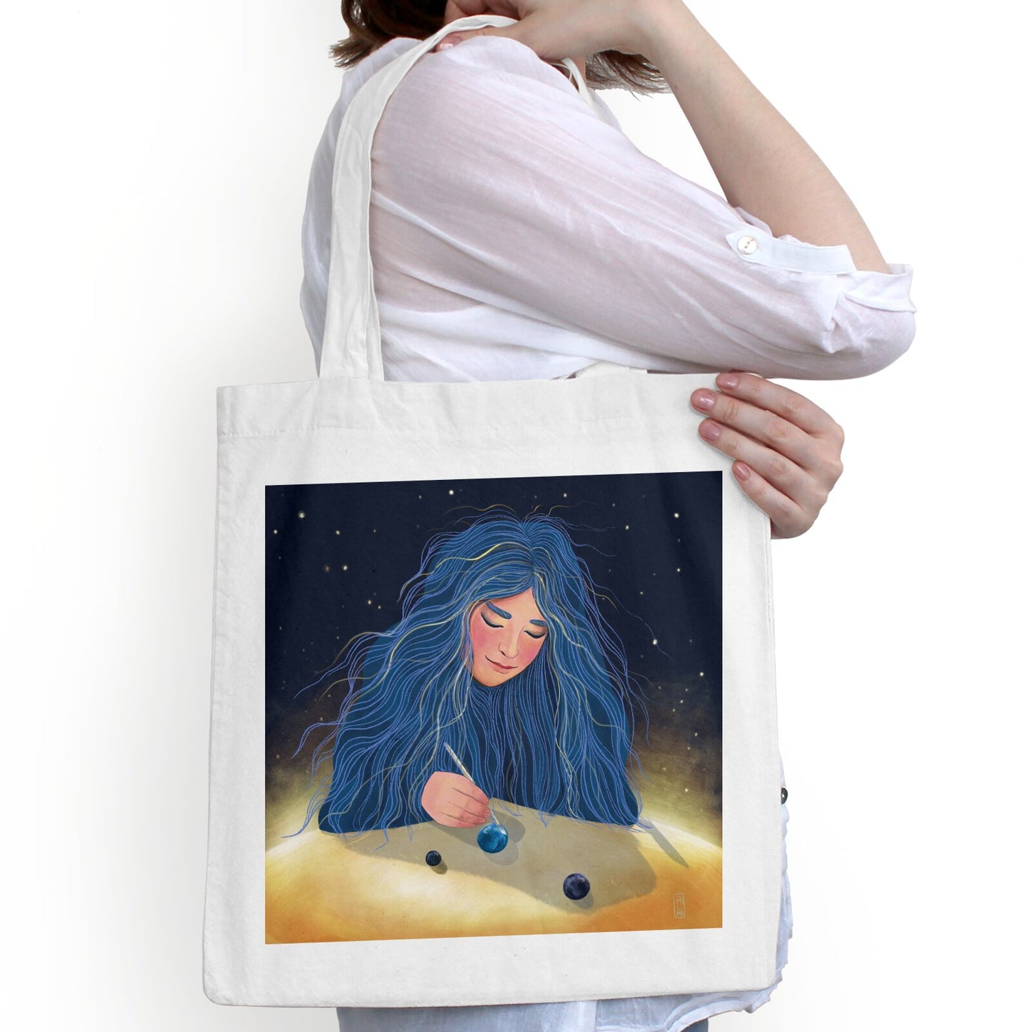 Tote Bag - Dawn, Two Lovers, Night and Day